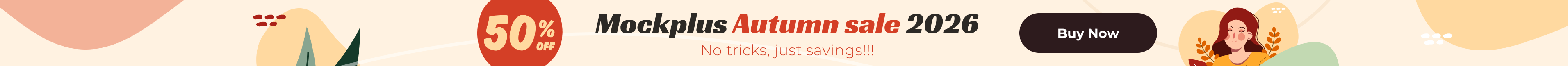 Mockplus Autumn Sale 2026